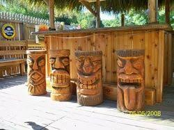 Stools 20 The Kids Could Sit On Theses When They Do Their Crafts Tiki Bar Stools Tiki Bar Decor Tiki Decor