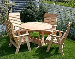 Teak cedar and rattan outdoor furniture selections feature adirondack chairs swings patio tables and garden benches. Cedar Outdoor Furniture Cedar Patio Furniture Sets Cedar Garden Furniture Cedarstore Com