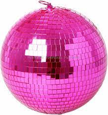 Rice Pink Disco Ball Large Disco Ball Pink Christmas Bulbs