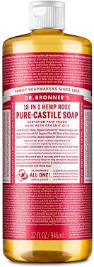 Simple homemade toilet bowl cleaner. Dr Bronner S 946 Ml Organic Rose Castile Liquid Soap Amazon Co Uk Beauty