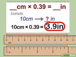 How To Convert Centimeters To Inches 3 Steps With Pictures