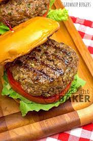 Grown Up Gourmet Burgers The Midnight Baker Gourmet Burgers