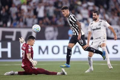 Botafogo marca no &uacute;ltimo minuto e vence o Santos na retomada do Brasileir&atilde;o | Botafogo | O Dia