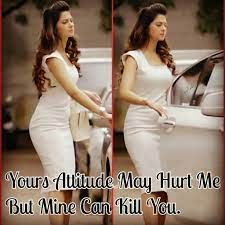 Jennifer Winget Best Profile Image Of Jennifer Winget With English Quotes Girls Attitude Girl Attitude Attitude Girls