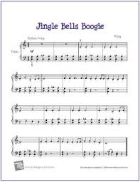 Jingle Bells Boogie Free Sheet Music For Piano Sheet Music Piano Sheet Music Easy Piano Sheet Music