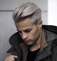 Handsome Best Mens Hairstyles Bestmenshairstyles Men Hair Color Silver Hair Men Mens Hair Colour