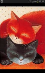 Kitty Love Cats Illustration Cat Art Cat Artwork