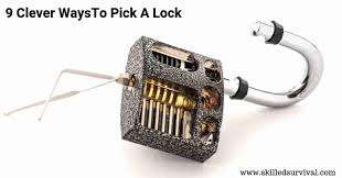 The lock itself is the operation of the lock core, the deadbolt or latch is a mechanical device that the lock is intended to operate. 9 Clever Ways On How To Pick A Lock For Survival