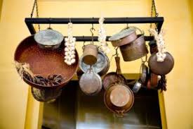 Casserolier Suspendu Decoration Recup Rangements A Casseroles Decoration
