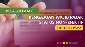 We did not find results for: Cara Mengajukan Wajib Pajak Non Efektif Tidak Perlu Lapor Spt Lagi Youtube