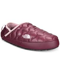 The North Face Women S Thermoball Traction Iv Slippers Slippers Shoes Macy S Slippers North Face Women Womens Slippers