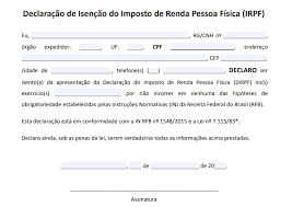 Como declarar o saldo de aplicações em renda fixa no imposto de renda 2021. Declaracao Isencao De Imposto De Renda Como Preencher Leoa