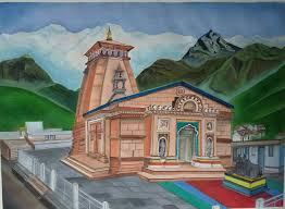 My Water Colour Painting Kedarnath Temple Cityscape Painting Cool Art Drawings Amazing Art Painting This is an original painting of southern view of mount everest, the highest peak in the world, by our expert artist. water colour painting kedarnath temple