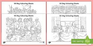 We have provided printable birthday coloring pages templates that include pictures, invitation, birthday cakes, etc., for all ages. Ve Day 75th Anniversary Colouring Sheets Ve Day Resources
