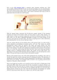Or you need to purchase leads. How To Perfect Life Insurance Lead Generation Flip Book Pages 1 2 Pubhtml5