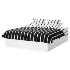Nordli Bed With Headboard And Storage White Queen Ikea Bed Frame With Storage Ikea Nordli Bed Frame