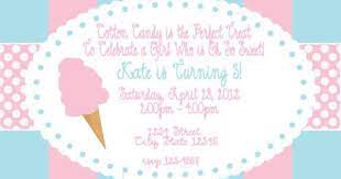 Free Printable Candy Birthday Invitations Add It To Your Favorites To Revisit It Later Printable Birthday Invitations Cotton Candy Party Candy Party