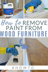 The Best Way To Remove Paint From Wood Paint Remover Painting Furniture Diy Wood Railing