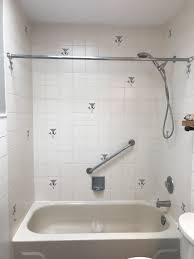 Together, both of them will remove away the paint. Refinished Bathroom Tub Tile The Penny Drawer
