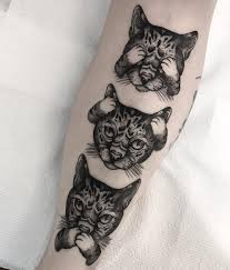 See No Evil Hear No Evil Speak No Evil Tattoo For Men Cool Tattoo Ideas For Men And Women The Wild Tattoo Design Pictures 2019 Tattoos Evil Tattoo Cat Tattoo Designs