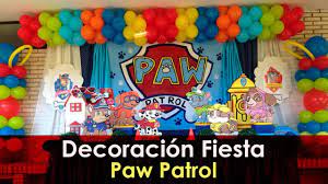 Maybe you would like to learn more about one of these? Decoracion Fiesta Patrulla Canina Youtube
