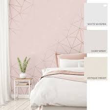 Zara Shimmer Metallic Wallpaper Soft Pink Rose Gold Rose Gold Bedroom Gold Wallpaper Bedroom Pink Wallpaper Bedroom