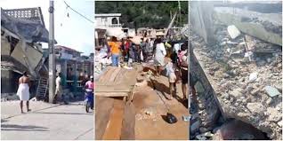 Delot jean/ap a massive 7.2 magnitude earthquake struck haiti on saturday morning, the u.s. R62v3jzmxqkjnm