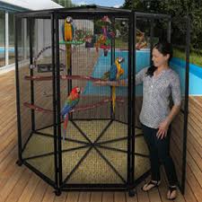 They come with pullout trays and disposable liners. Outdoor Bird Cages Custom Build Your Own Custom Cages