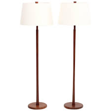 Pair Of Walnut Floor Lamps By Martz Floor Lamp Lamp Walnut Floors