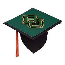 Baylor University Block Letters Graduation Cap Topper Graduation Hat Cap Decorate Grad Ceremony Quote Ad Baylor Graduation Cap Topper Baylor University