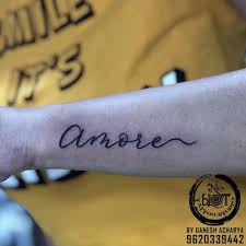 Amore Tattoo Ink Blot Tattoo Quotes Hand Poked Tattoo