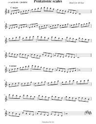 Print And Download In Pdf Or Midi Pentatonic Scales Free