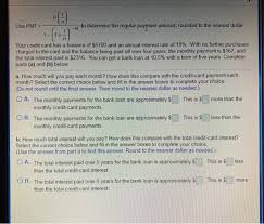 Typically, the better your credit, as. Use Pmt Nt To Determine The Regular Payment Amount Chegg Com