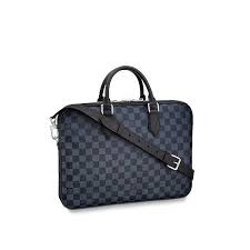 Louis Vuitton N63298 Dandy Briefcase Pm Damier Cobalt Canvas Louis Vuitton Louis Vuitton Handbags Louis Vuitton Sale