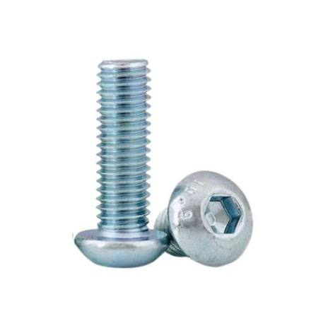 Bulong lục giác chìm đầu dù ISO 7380 M4x8 Thép Class 10 mạ kẽm - Công ty TNHH V Xanh
