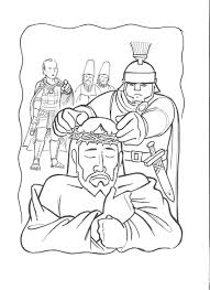 Jesus Crowned With Thorns Coloring Page Coloring Pages Bible Coloring Pages Bible Crafts