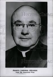 1954 Press Photo Fr. Francis Cardinal Spellman