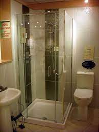 They're compact, practical, and leave plenty of room for other fittings and pieces of furniture. Tile Design Idea Corner Shower Shower Cubicles Small Bathroom