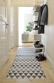 Tribus Grey Plastic Rug 70x200cm Tapis Couloir Amenagement Appartement Decorations Hivernale