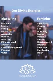 She thinks it's the man's job to make her happy. A Balancing Act The Masculine And Feminine Energies Within Us Total Soulful Journey Masculine Energy Feminine Energy Divine Feminine Spirituality