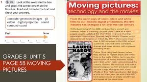 Inputs and outputs 3 3 Grade 8 Unit 5 Page 58 Moving Pictures Youtube