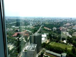 Landmark above the clouds, at 136 metres in the sky. Restocracy