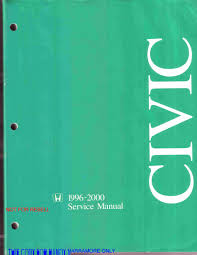 How to change the plugs on a honda civic? Honda Civic Service Manual Pdf Download Manualslib