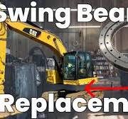 Excavator Swing Bearing Replacement - Installing a Swing Bearing on a CAT  311B