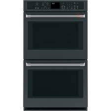 The wall oven you pick is going to be where you bake cinnamon rolls on saturday mornings. Reviews For Cafe 30 In Smart Double Electric Wall Oven With Convection Self Clean In Matte Black Fingerprint Resistant Ctd90dp3md1 The Home Depot