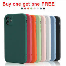 For iPhone 12 mini 12 Pro Max Liquid Silicone Soft Shockproof Candy Case  Cover