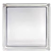 Brique De Verre Gris Lisse Brillant Verre Brique Lisse
