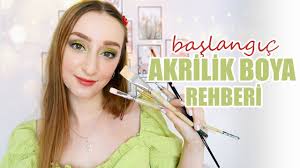 Renk bilgisi yagli boya ve akrilik boya resim temel renkler secimi youtube. Akrilik Boya Baslangic Rehberi Akrilik Boya Nasil Kullanilir Firca Tuval Boyalar Youtube