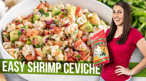 Pour in the lemon juice and mix well. Easy Shrimp Ceviche