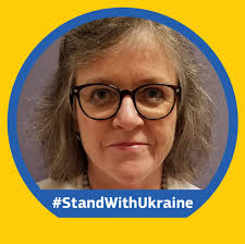 Naomi Naylor, Executive Director of Quakertown Alive!, donated a Blue Heron  painting, by local artist Jim Lukens, to St. Luke's Cancer Center-Upper  Bucks. Naomi selected this painting because the Blue Heron, while